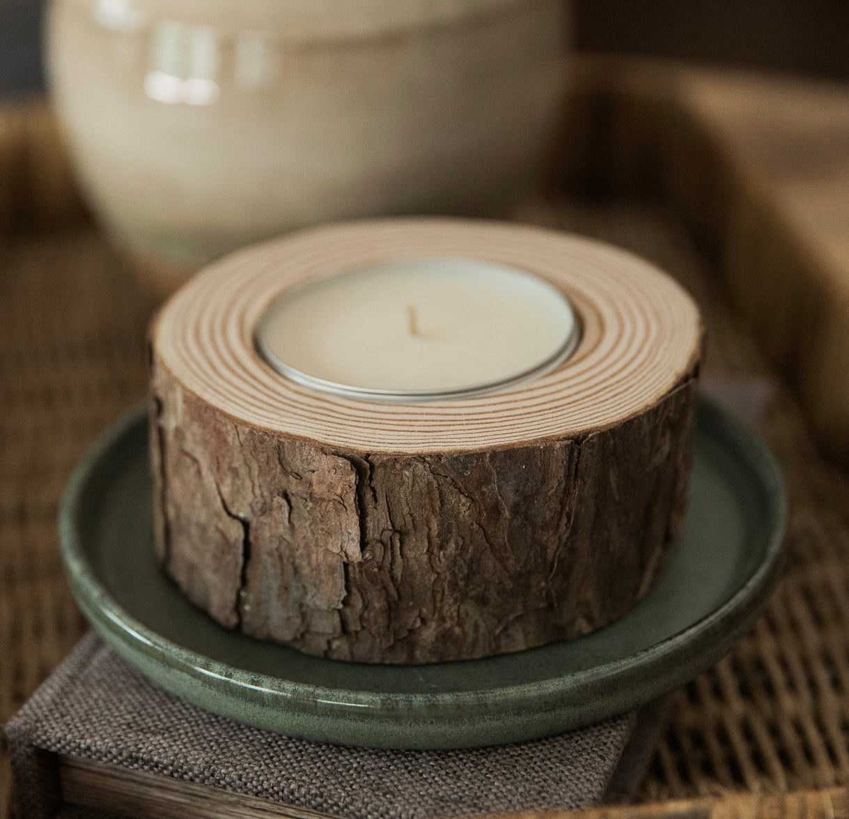 The Rustic Refillable Candle Holder